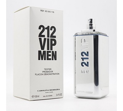 УЦЕНКА! (Мятая упаковка)Туалетная вода Carolina Herrera "212 VIP Men", 100 ml (тестер)