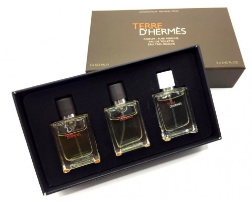 Подарочный набор Hermes Terre D'Hermes 3х12.5 ml