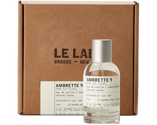 Парфюмерная вода Le Labo "Ambrette 9", 50 ml